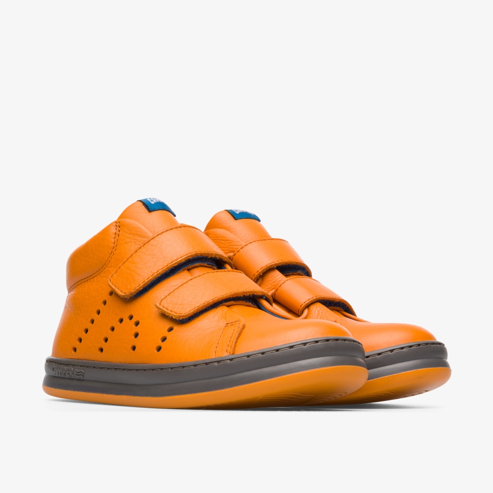 Camper Runner Orange - Camper Boys Boots ||7180-TGFXV||